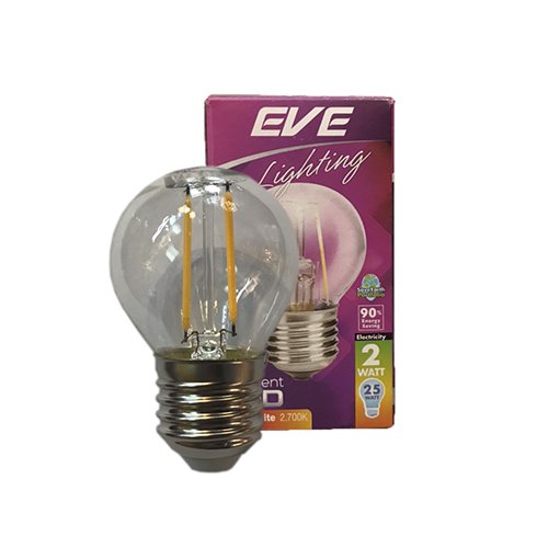 LED Filament G45 2W E27 2,700K "EVE"